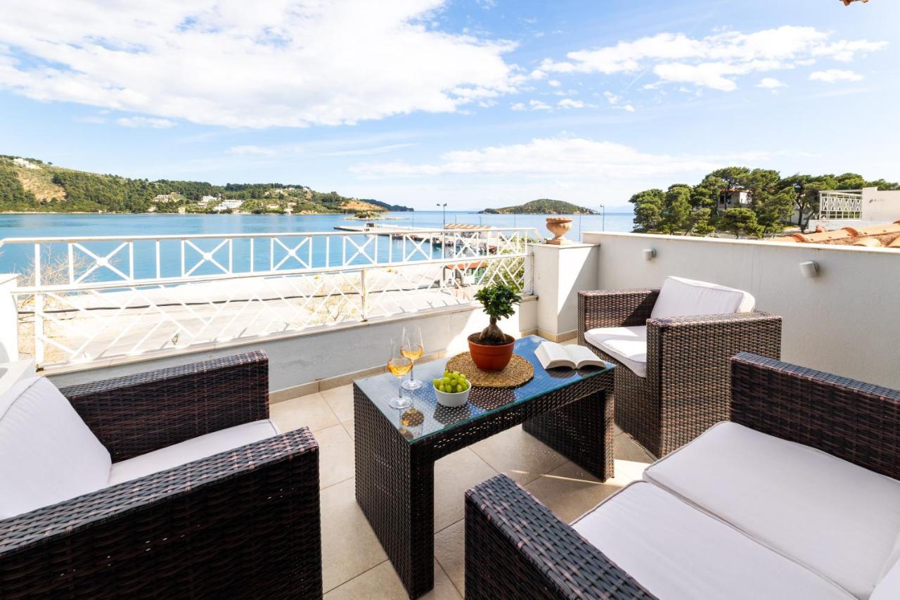 Casa Blue Sea View, Philian Collection Apartment Skiathos Town Luaran gambar